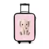 Olifant - Baby - Blosjes - Illustratie Kinderkoffer - Zwart klein -3d