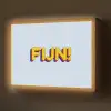 Fijn - Geel - Oranje Light Box met batterij (Wandlamp) middel -z3d_website