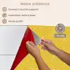 Wit - Geel - Patroon - Geometrisch keuken achterwand spatscherm klein 900 -spatscherm_FR