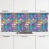 Gloed - Kleuren - Muur - Glans keuken achterwand 2 middel 871 -3d