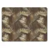 Tropisch - Bladeren - Goud muismat rubber klein 262 -3d