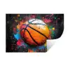 Graffiti - Basketbal - Verf - Sport Muursticker klein -3d