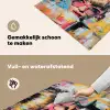 Zonnebril - Vrouw - Kleurrijk - Verfspetters Inductie beschemer met haakjes middel -ky-schoon-nl