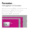 Focus - Smiley - Roze Muismat XXL klein -sfeer5