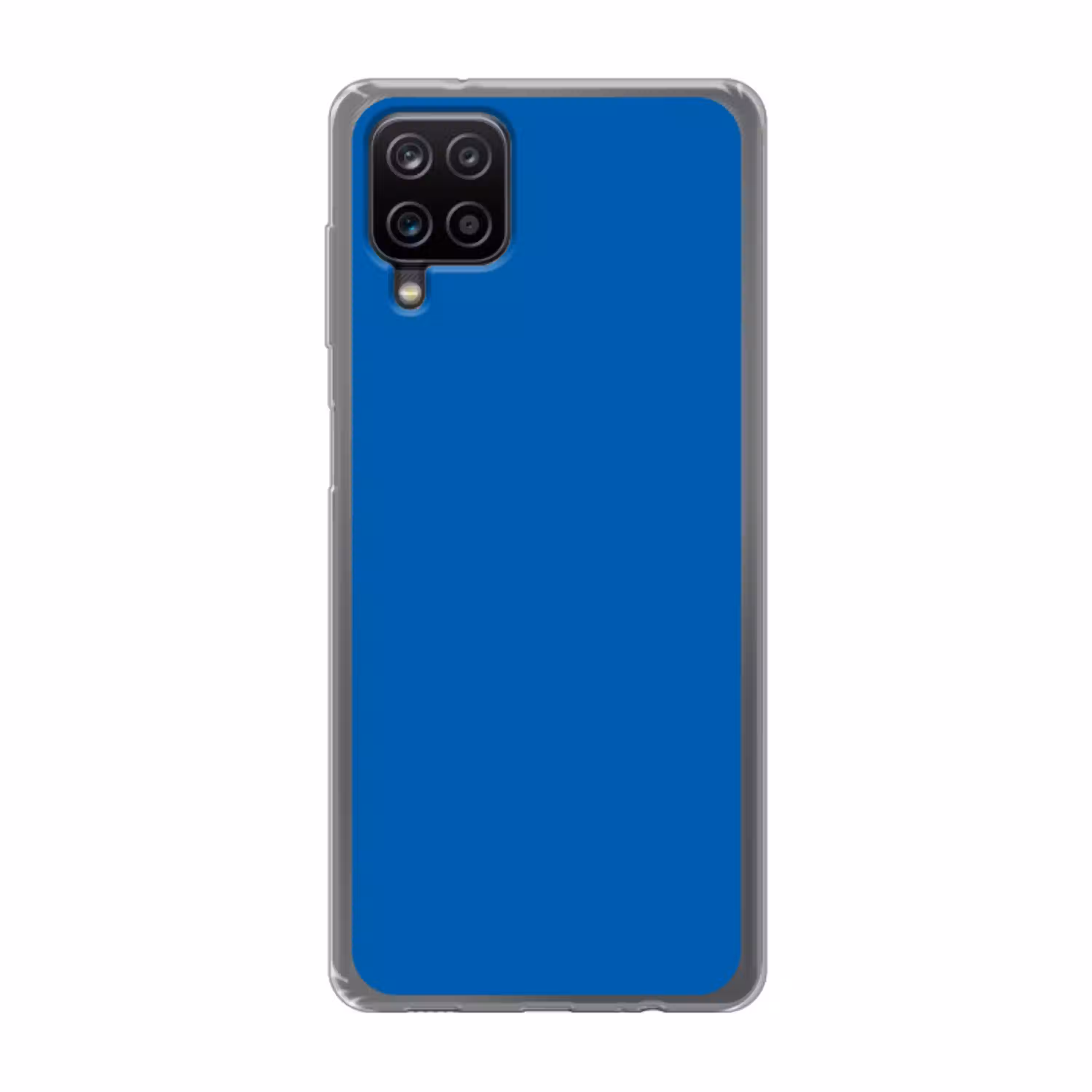 Classic - Azure - Blauw Telefoonhoesje Samsung Galaxy A12 klein 372 -3d