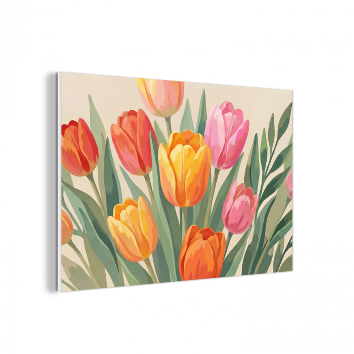 Tulpen - Abstract - Kleurrijk forex 5mm xxl -3d