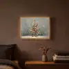 Kerstboom - Cadeaus - Rood - Goud Light Box met batterij (Wandlamp) middel -sfeer4