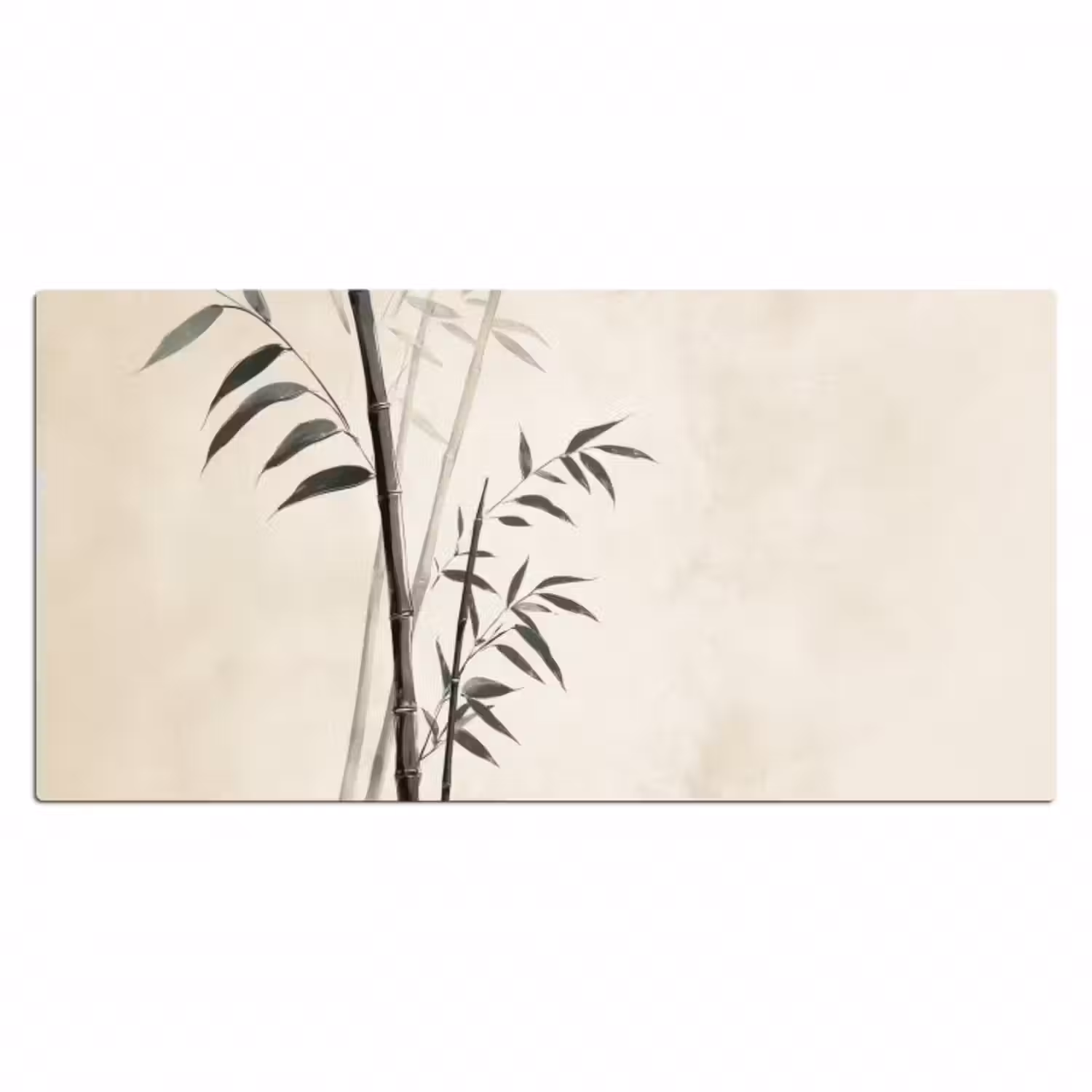 Schreibtischunterlage - Japandi - Bambus - Beige