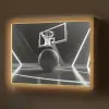 Basketbal - Basketbalveld - Lichtlijnen Light Box met batterij (Wandlamp) middel -z3d_website