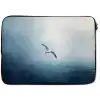 Meeuw - Wit - Zee - Mistig laptophoes neopreen klein -zkaufland3dotto