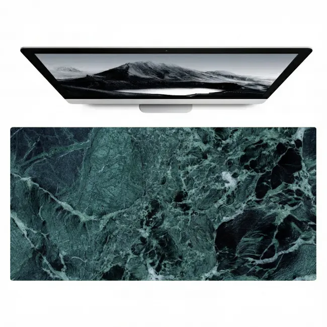 Marmer - Steen - Textuur - Marmerlook - Design Muismat XXL klein -zzz3d