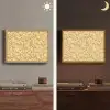 Bloemen - Motief - Geel Light Box met batterij (Wandlamp) middel 907 -sfeer3