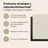 Zandkleurig - Modern - Egaal Inductie beschermer vinyl 3mm middel 274 -usfeer2_FR