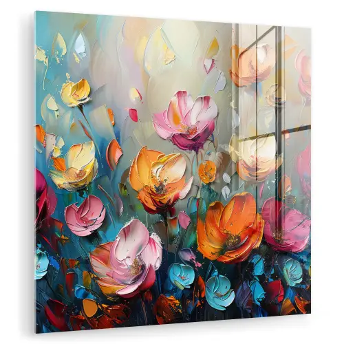 Klaprozen - Bloemen - Kunst - Botanisch plexiglas 5mm klein -zzzproduct_nieuw