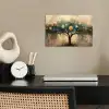 Boom - Kunst - Maan - Watercolor poster papier klein -sfeer1