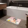 Badkamer - Eend - Blauw Badmat klein -sfeer3