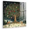 Feestboom - Winterhemel - Kleurrijk plexiglas 5mm klein -zzzproduct_nieuw