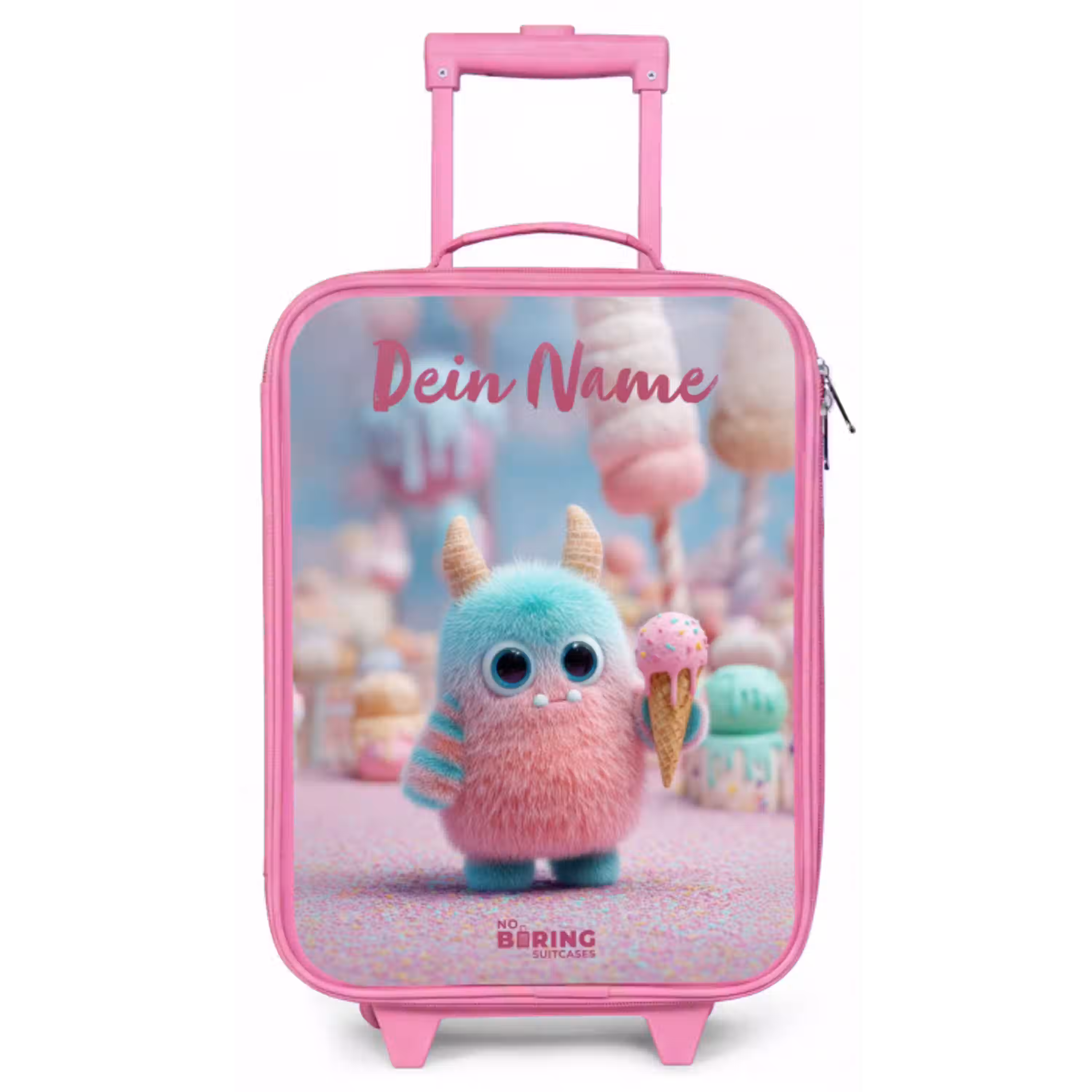 Zoet Monstersnoep Avontuur Kinderkoffer - Roze klein -zz3dotto