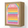 Getallen - Leren tellen voor kinderen - Getallenlijn - Cijfers - Roze - Eenhoorn Light Box met kabel (Wandlamp kind) klein -3d