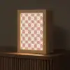 Retro - Klassiek - Roze Light Box met kabel (Tafellamp) klein 925 -z3d_website