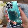 Schip - Hout - Koraalriffen - Zonlicht Hoesje iPhone 16 Pro Max met koord klein -sfeer3