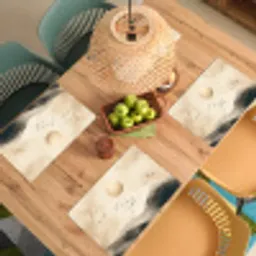 Landschap - Japandi - vogel Placemat vinyl groot -zzsfeer5_Kitchenyeah-website