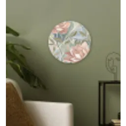Elegant - Romantiek - Roze Wandcirkel kunststof plaat 5mm dik klein -sfeer3