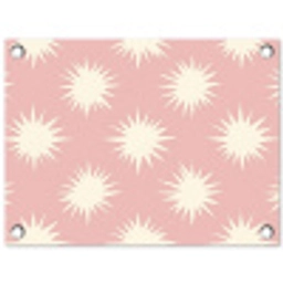 Zonnen - Patroon - Roze tuinposter los doek klein 239 -3d