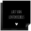 Quotes - Spreuken - Lentekriebels Inductie beschermer vinyl 3mm middel -3d