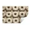 Donuts - Chocolade - Wit - Beige Muursticker klein -3d