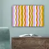 lijnen - Golven - Pastelkleuren - Patroon canvas 2cm klein -sfeer4