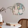 Kerst - Gnomen - Pastel Akoestische PET Vilt - Rond klein -sfeer3