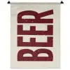 Japandi - Beer - Red - Retro Wandkleed katoen klein -zz3d