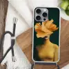 Vrouw - Hoed - Geel Hoesje iPhone 16 Pro Max met koord klein -sfeer4