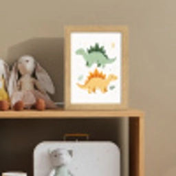Sterren - Stegosaurussen - Blaadjes - Groen Light Box met kabel klein -sfeer2_kind
