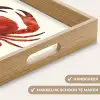 Krab - Felrood - Poten Dienblad Rechthoek middel -USP_HandgreepNL