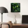 Bladeren - Regendruppels - Licht - Groen plexiglas 5mm klein -sfeer6