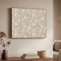Organisch - Textuur - Beige Textielframe zwart klein 947 -sfeer3