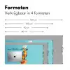 Papegaai - Koksmuts - Grappig - Vogel Muismat XXL klein -sfeer5
