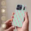 Bliksemschichten - Patroon - Groen - Roze Telefoonhoesje iPhone 17 Pro klein -sfeer3_NL