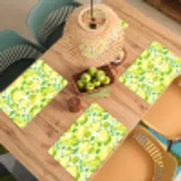 Citroen - Geel - Limoen - Groen Placemat vinyl groot 368 -zzsfeer5_Kitchenyeah-website