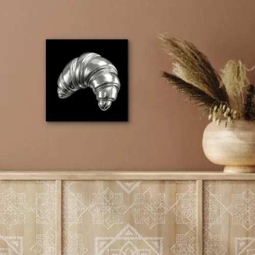 Croissant - Metaal - Zilver aluminium wit klein -sfeer4