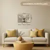 Boom - Wit - Goud - Verflook Canvas - Meerluiken 3 luik klein -sfeer6-formaat