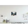 Hert - Dieren - Landschap - Winter - Sneeuw textielposter latten blank klein -kinderkamer