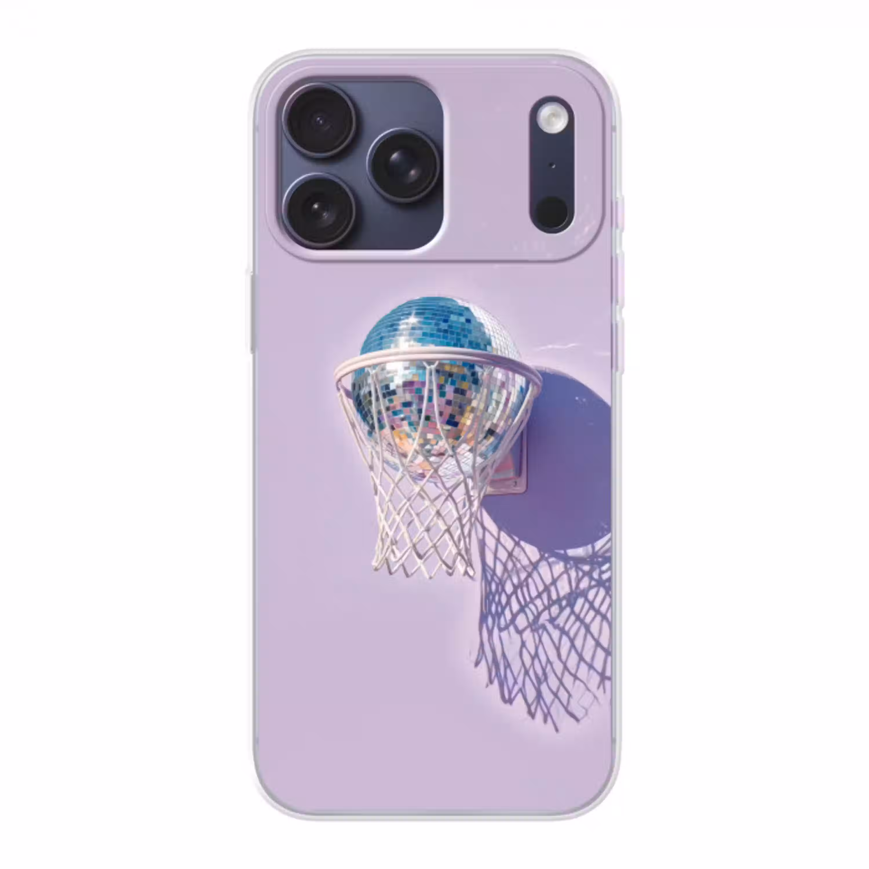 Discobal - Basketbalring - Grafisch Telefoonhoesje iPhone 17 Pro Max klein -3d