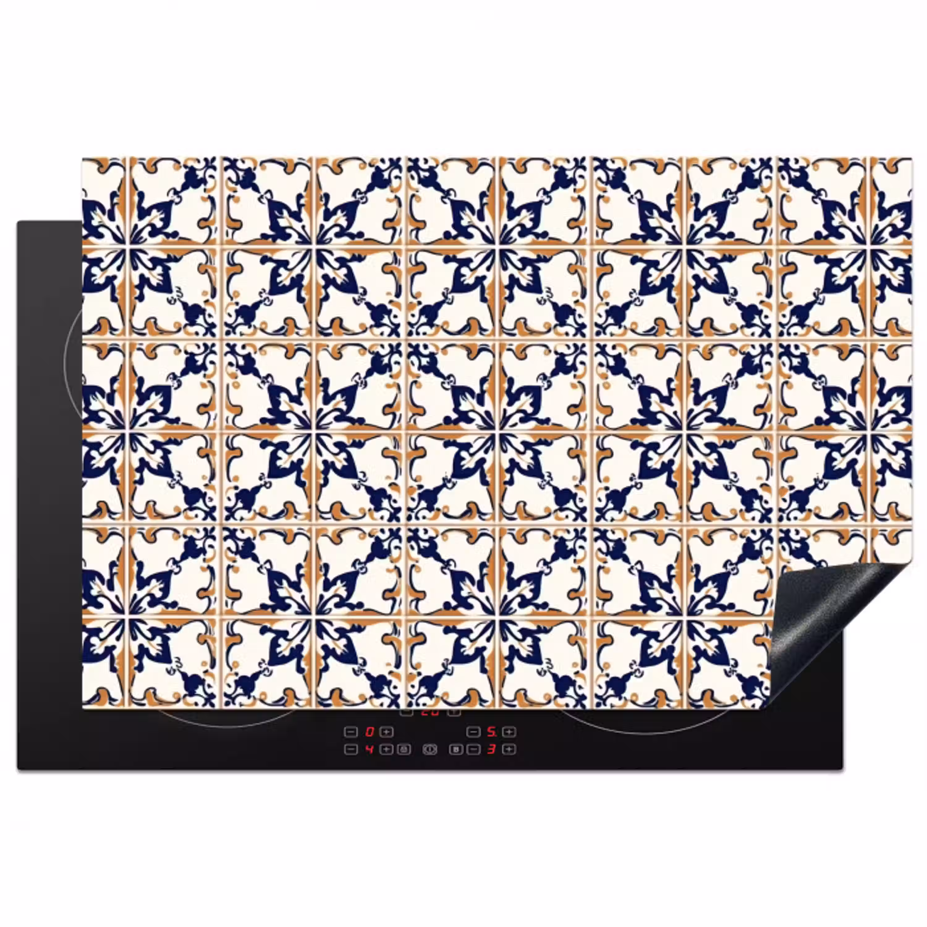 Klassiek - Patroon - Kleurrijk Inductie beschermer vinyl 3mm klein 276 -3d