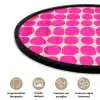 Stippen - Patroon - Roze Fotolijst rond zonder passe partout klein 856 -closeup_NL