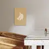Bananen - Beige - Lijntekening - Minimalistisch KitchenYeah - Keuken - Canvas klein -sfeer3