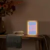 Ciao - Roze - Blauw - Golvend Light Box met kabel (Tafellamp) klein -sfeer4