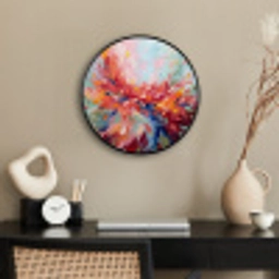 Bloemen - Abstract - Kunst - Modern Fotolijst rond zonder passe partout klein -sfeer1